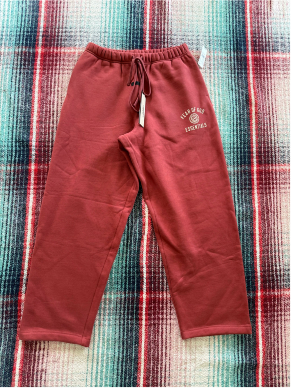 Fear of God Essentials Red Sweatpants M
